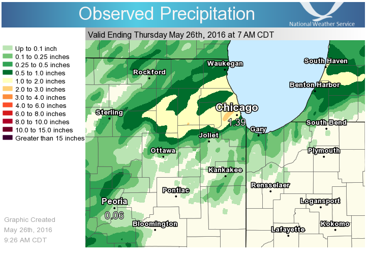 24 Hour Precipitation Ending at 7 am May 26