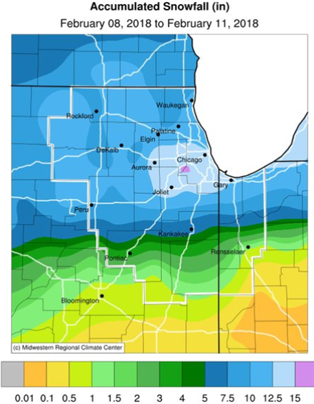 CWA Snowfall