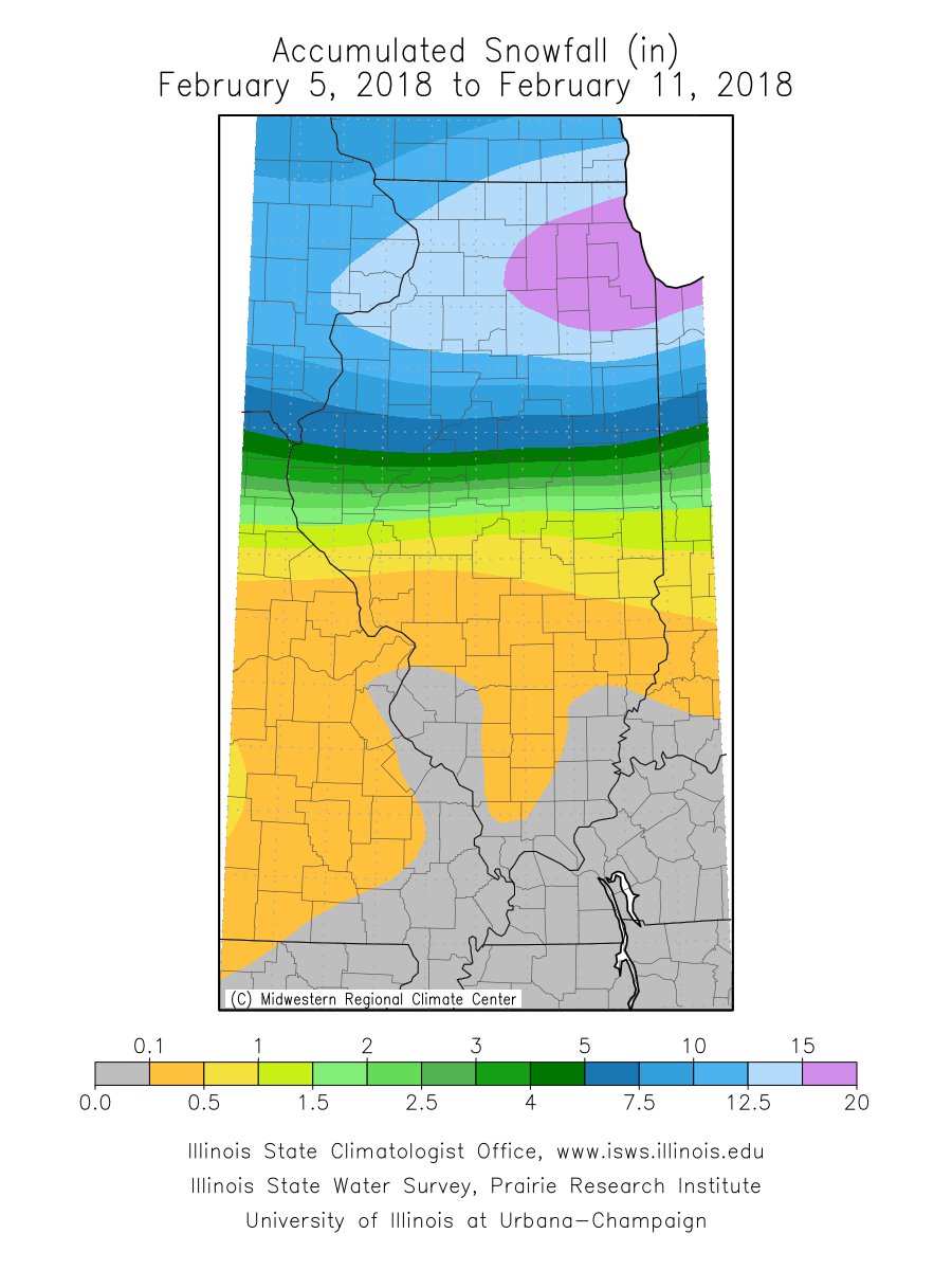 Illinois Snowfall