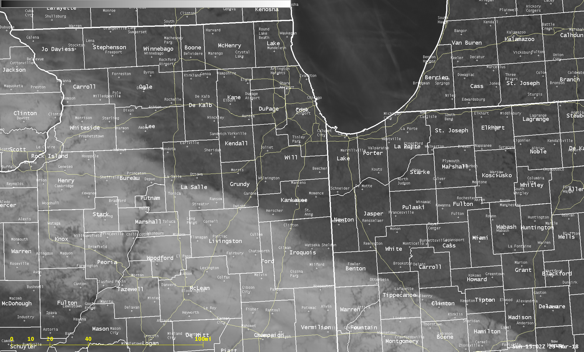 Indiana Snowfall