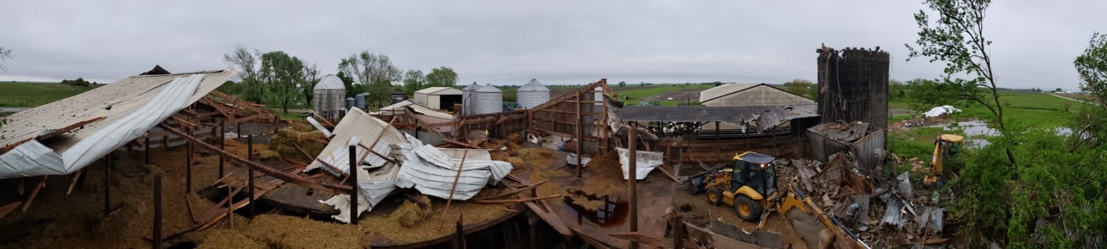 damage southwest of Cissna Park, IL