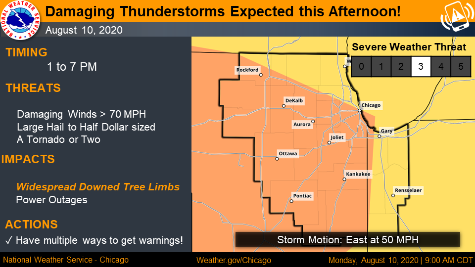 August 10 Derecho Brings Widespread Severe Wind Damage Along With Several Tornadoes