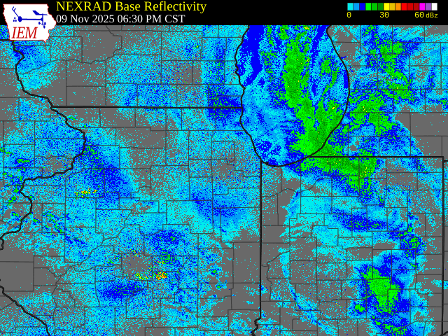 Radar loop of the November 9-10 lake effect snow