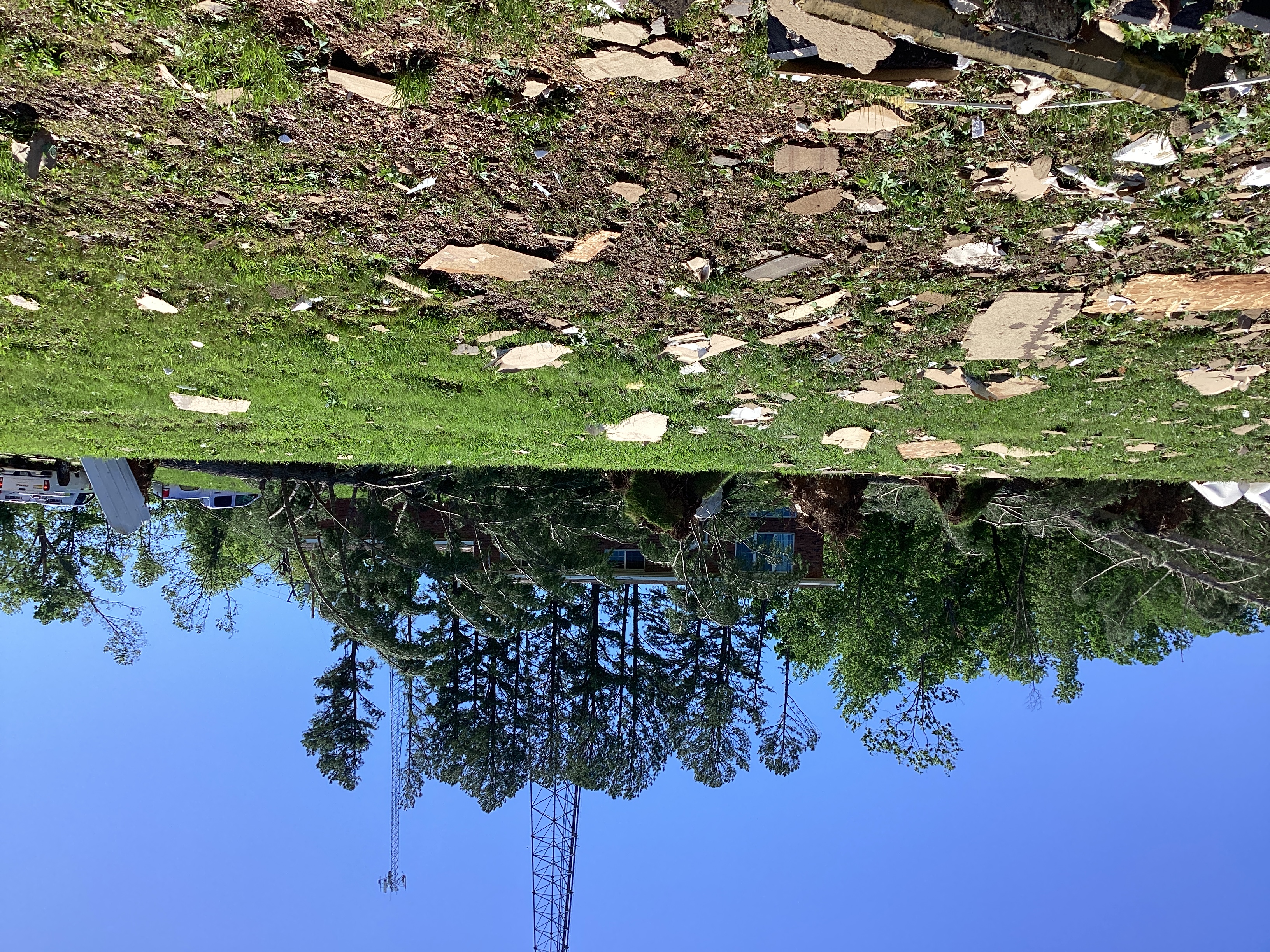 Photo of tornado damage in Annapolis