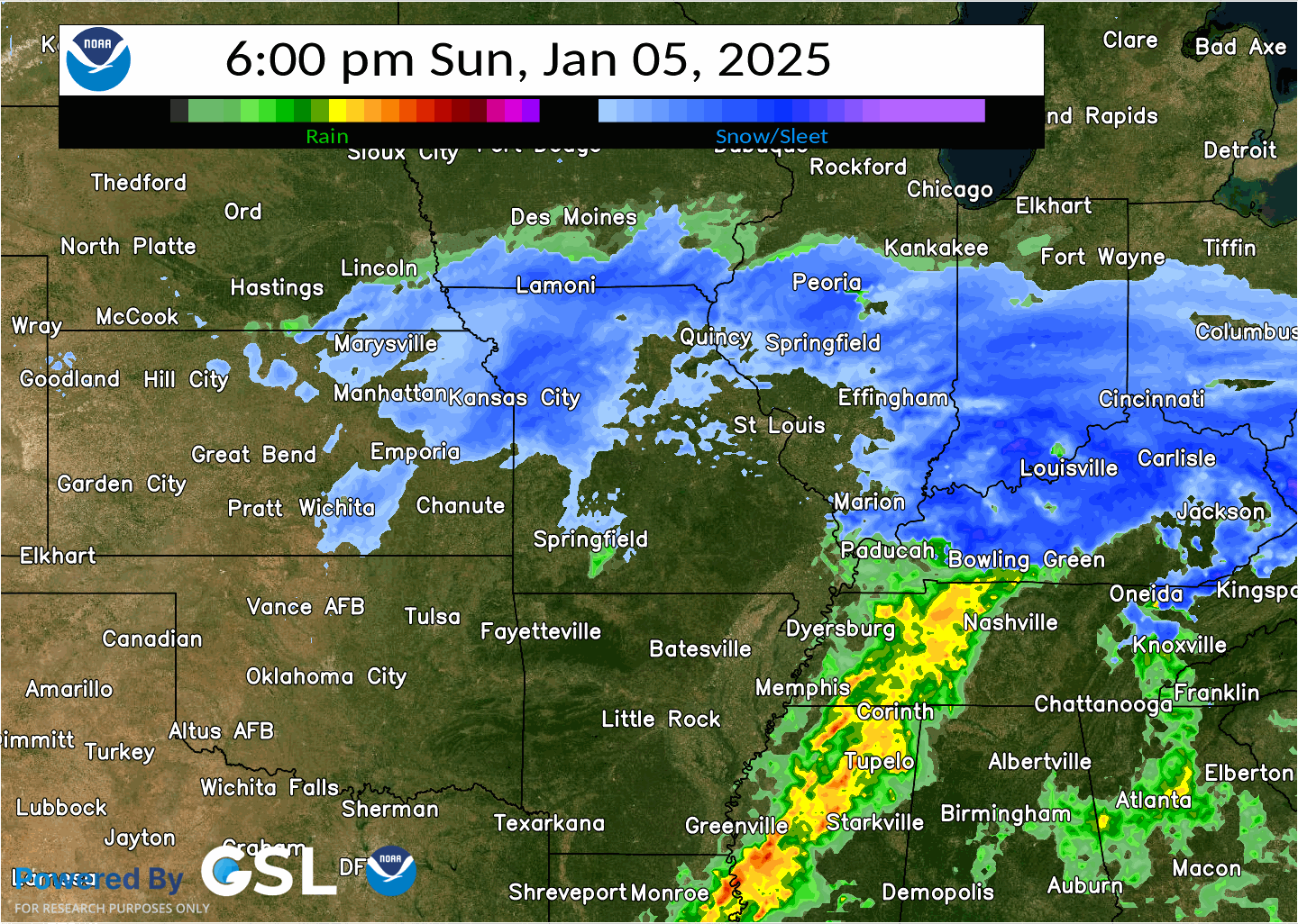 After a lull in precipitation during the mid to late afternoon Sunday, a second round of primarily snow brought a second round of impactful accumulations. (6 pm Sunday, 1/05 - 6 pm Monday, 1/06).