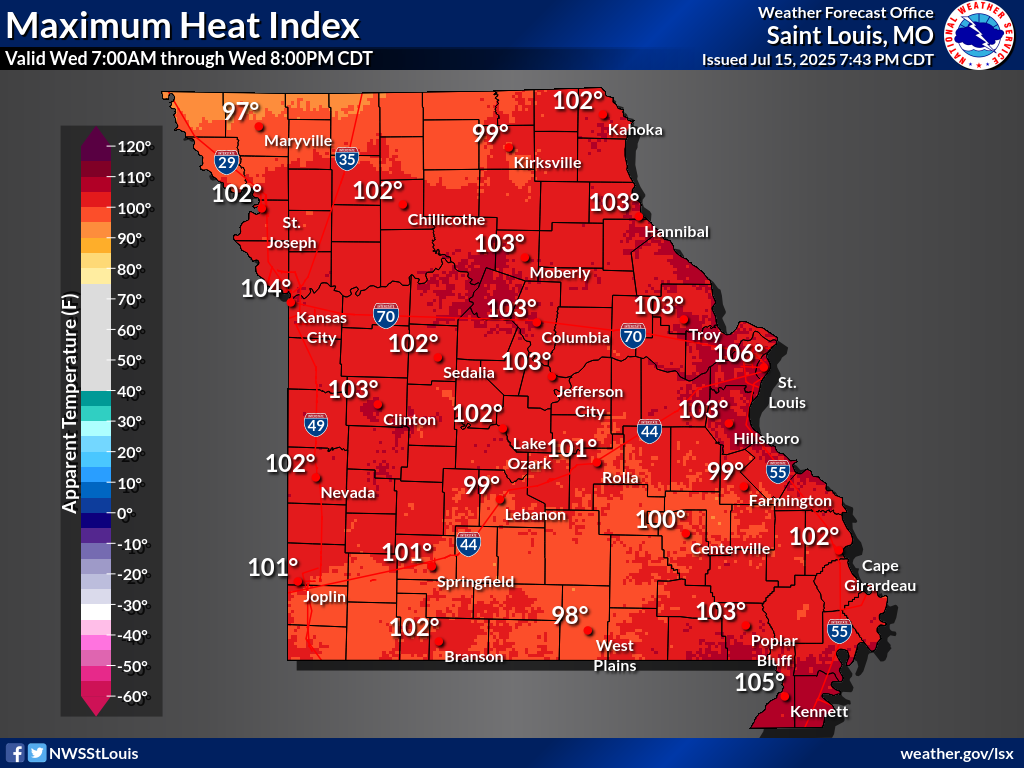 Missouri Weather Dashboard