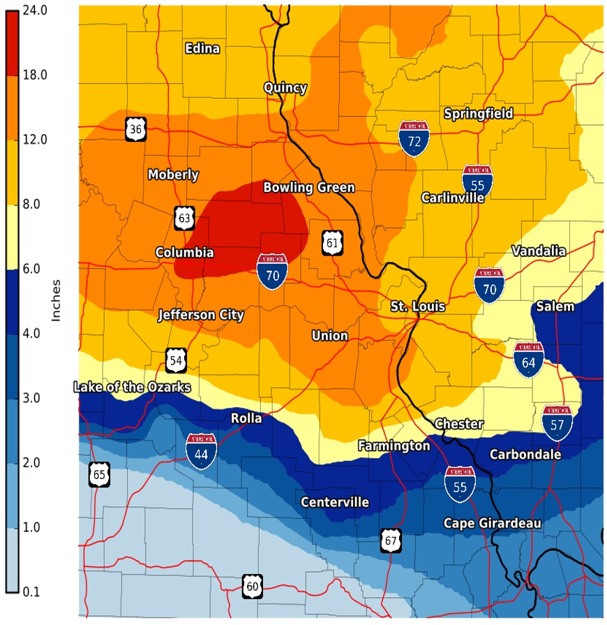 Winter storm Jan 11-13, 2019