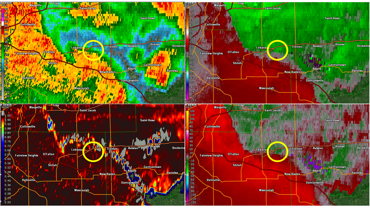 Radar data from the Summerfield, ILÂ tornado.