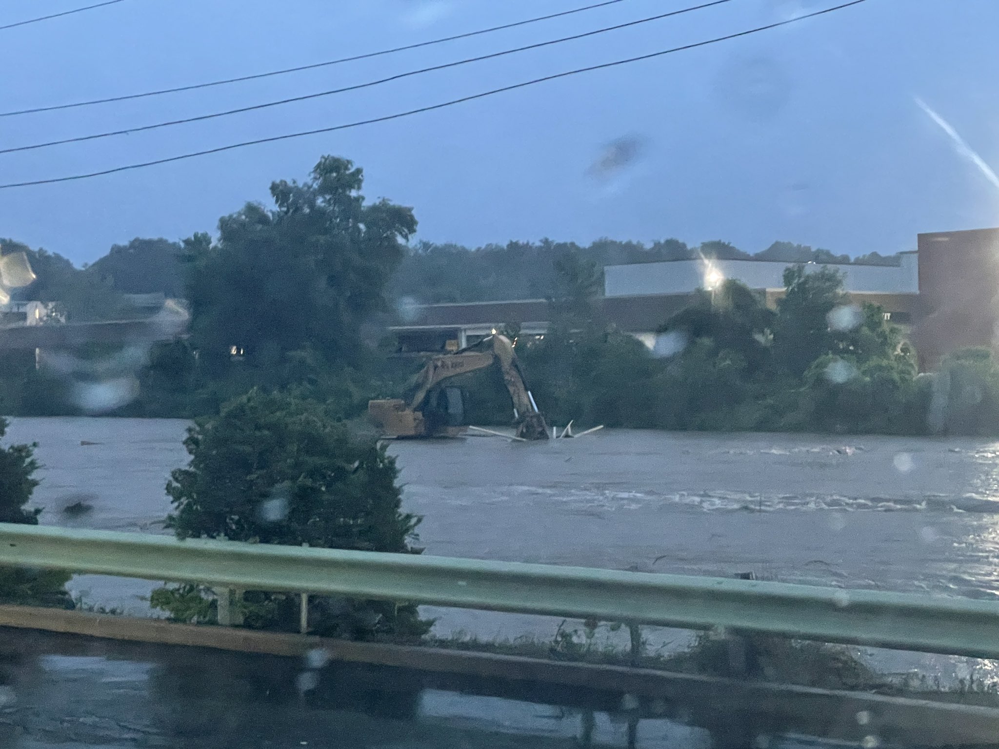 Flooding on S. Brentwood and Marshall Avenue in Webster Groves, MO.