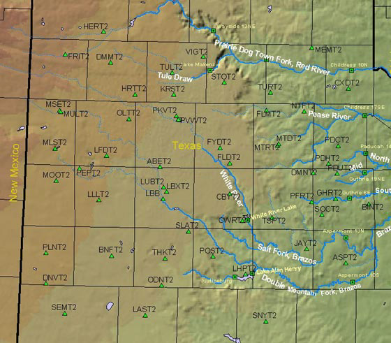 Climate Coop Stations Map with Station ID's