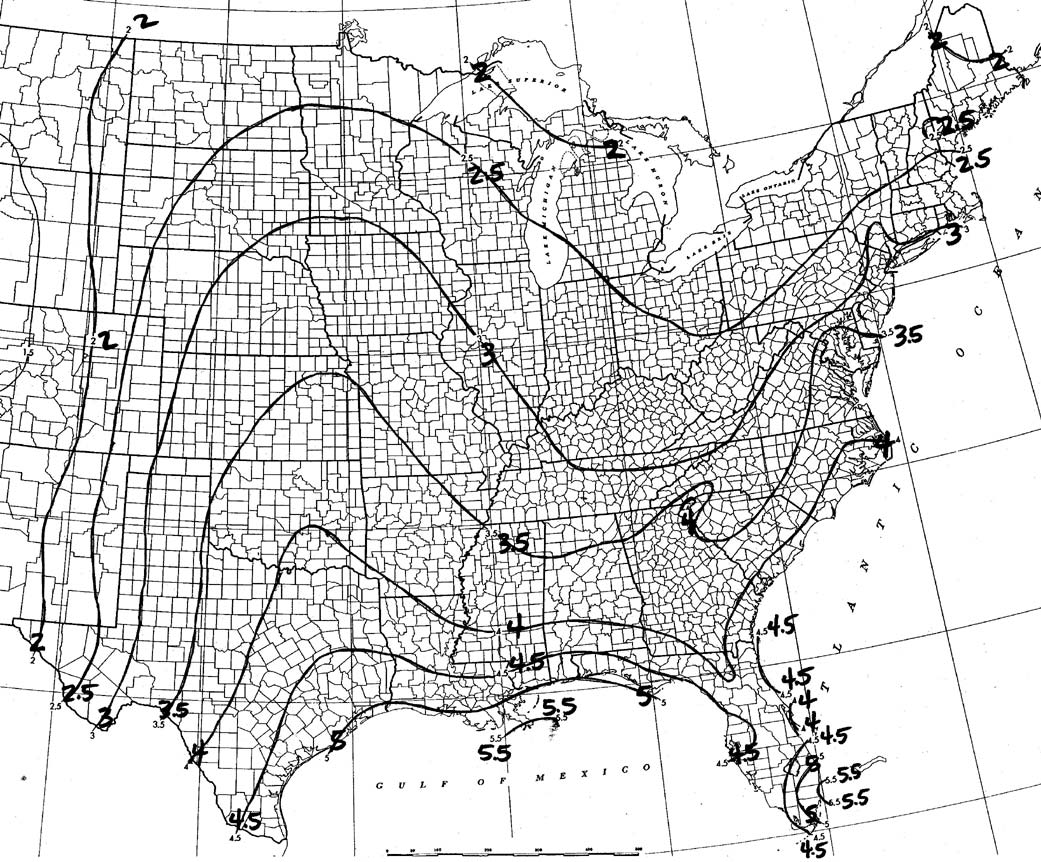 25 Year Rainfall Map Cherye BetteAnn