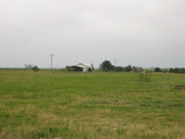 Image of damage from June 9, 2005 storm. Photograph taken by Brian LaMarre, Warning Coordination Meteorologist, WFO Lubbock, TX.