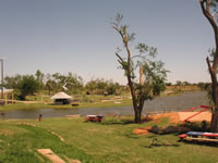 Damage associated with the tornado in the Fair Park area (east of the High School).