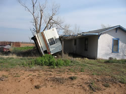 Damage from the Estelline area.