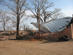Images of Damage from the Estelline area.