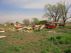 Image of Damage from the Estelline area.