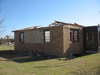 Damage pictures taken in Tulia during the NWS Storm Survey. Pictures taken by SOO Steve Cobb and WCM Brian LaMarre.