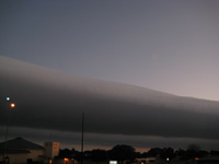 Image of the roll clouds taken in Lubbock. Please click on each image to see a larger version.