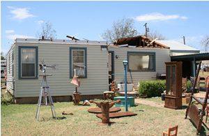 Picture #2 of house damage in Childress