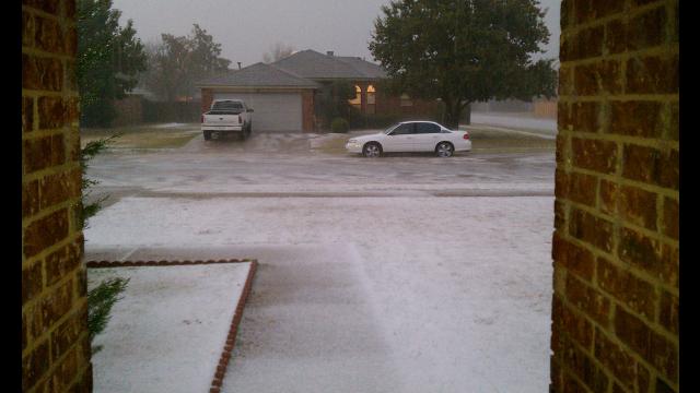 Picture taken near University and 89th Street in Lubbock on the evening of 21 October 2010. The Picture is courtesy of KCBD and Robin Simpson.