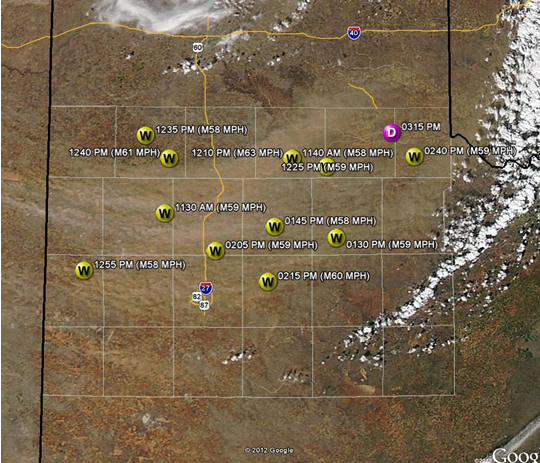 MODIS visible satellite image captured Monday afternoon (20 February 2012)