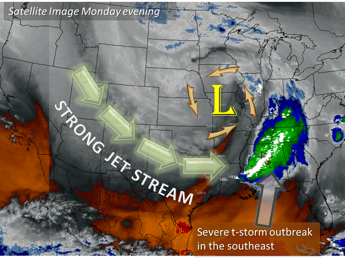 An overview of the wind and blowing dust event