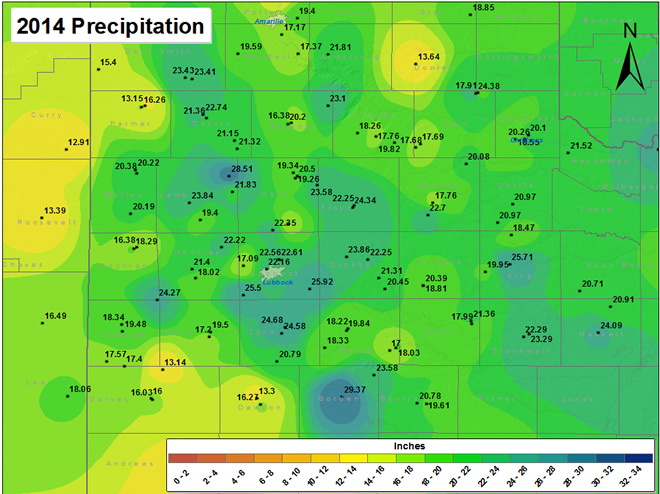 2014 precipitation analysis
