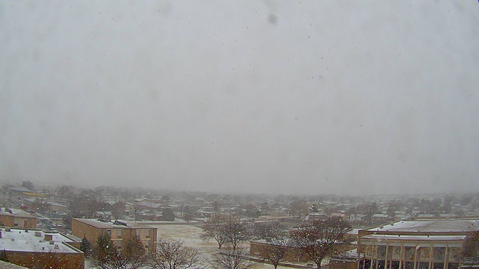 What it looked like in Plainview during the early afternoon of March 4, 2015. The image is courtesy of KAMC.