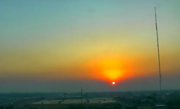 Pictures taken shortly after sunrise from Lubbock on Tuesday (March 7, 2017).
