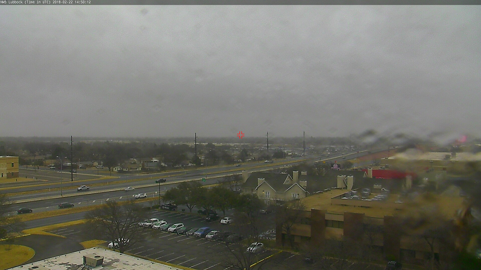 View from south Lubbock around 9 am on Thursday, 22 February 2018.