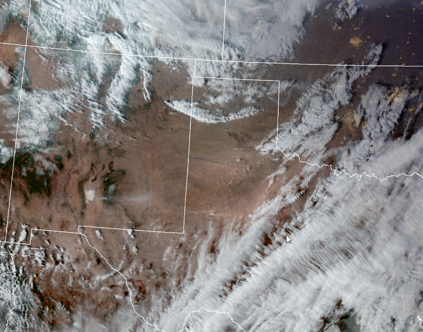 Satellite image captured at 4:17 pm on Tuesday, 26 November 2019.