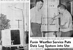 Mobile weather data logger for farmers