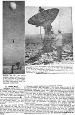 News article from 1952 describing Operation Tornado Alley.