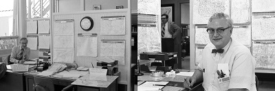 Photos of operations area circa 1972.