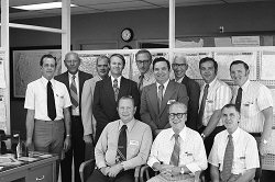 Office staff photo on May 15, 1972.