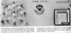 Experimental tornado detector installed at WSFO Lubbock.