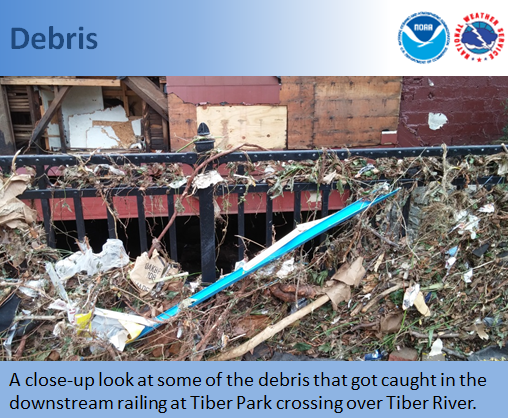 tiber river debris