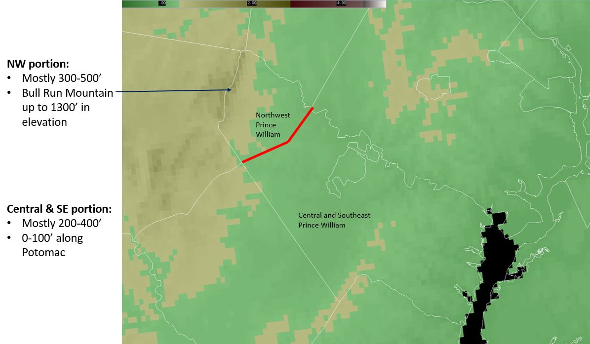 NWS forecast zone "Prince William VA" will be split on March 8th