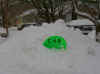 Severna Park, MD Car buried in snow