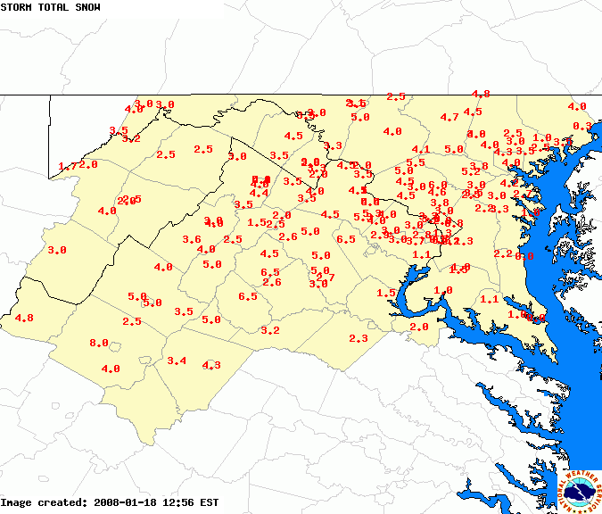 snow map