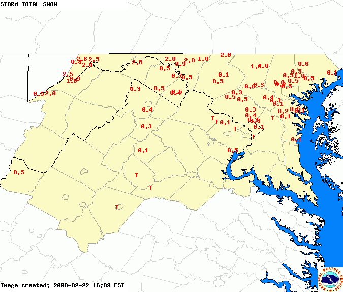 snow map