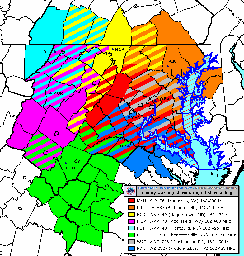 weather radio coverage map