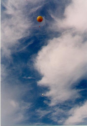 radiosonde in air