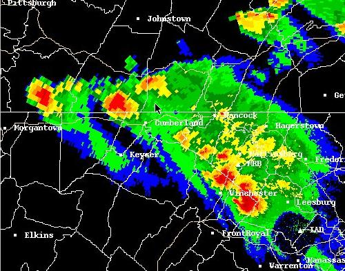 Frostburg reflectivity image