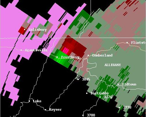 Frostburg velocity image