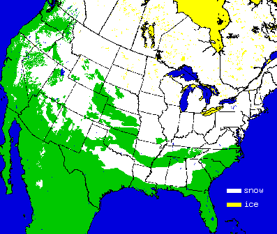 Snow cover on 02/12/2010. The graphic is courtesy of the National Centers for Environmental Information (NCEI) in Asheville, NC.