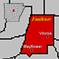 A destructive tornado tracked through Mayflower and Vilonia (both in southern Faulkner County) during the evening of April 27, 2014.