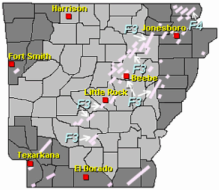 NWS Little Rock, AR - The Tornado Outbreak of January 21-22, 1999
