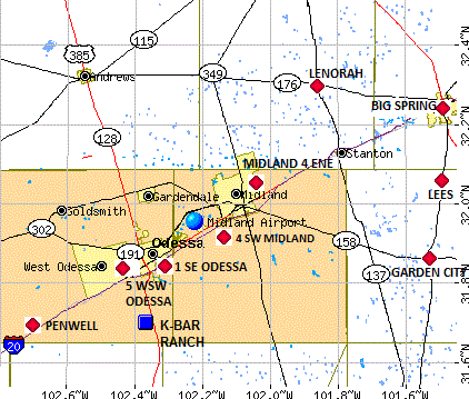map of Cooperative stations Monthly/Annual rainfall and 1971-2000 Averages