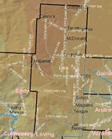 topographic map of lea county new mexico